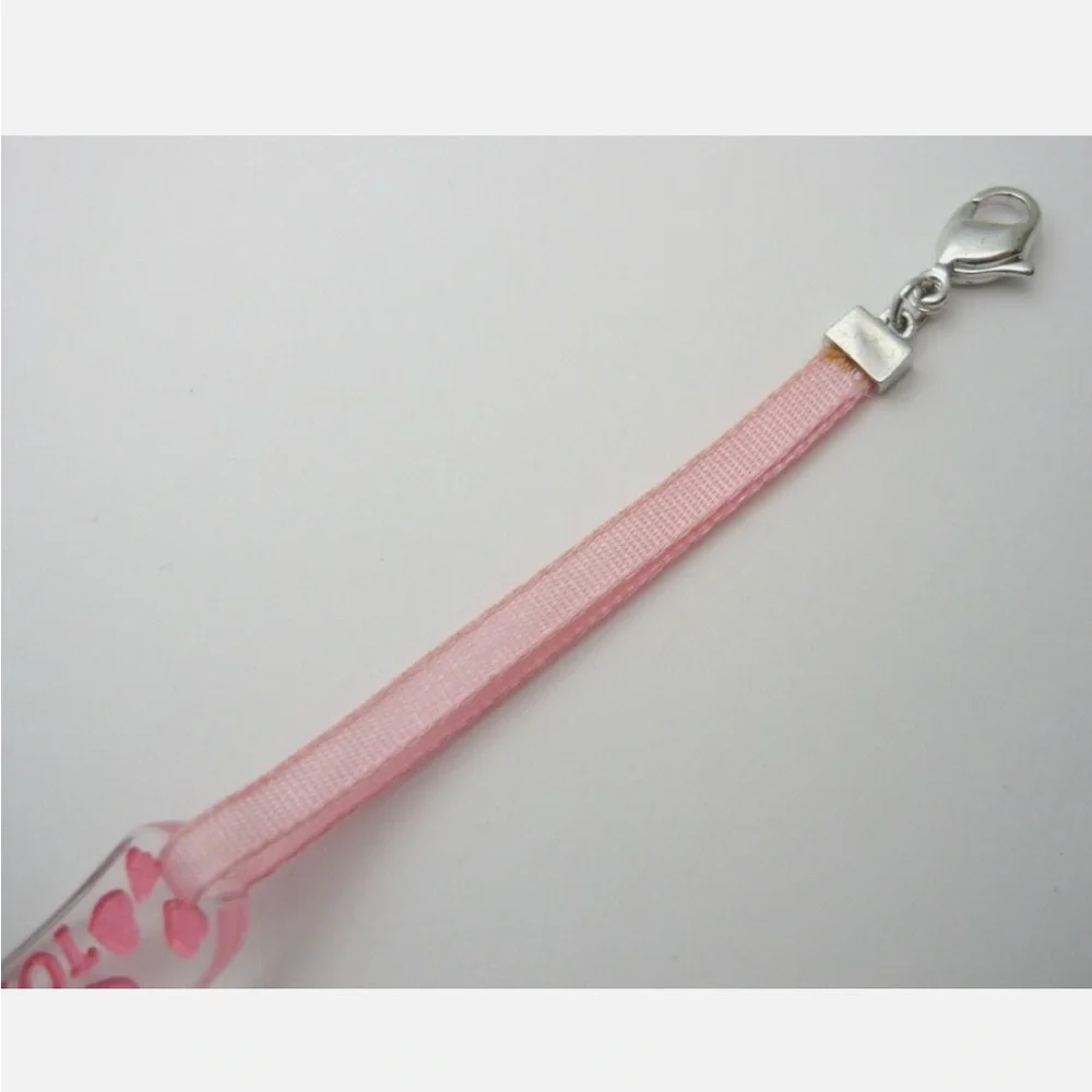 Dior Pink Hearts Silver Bracelet - Picture 5 of 6